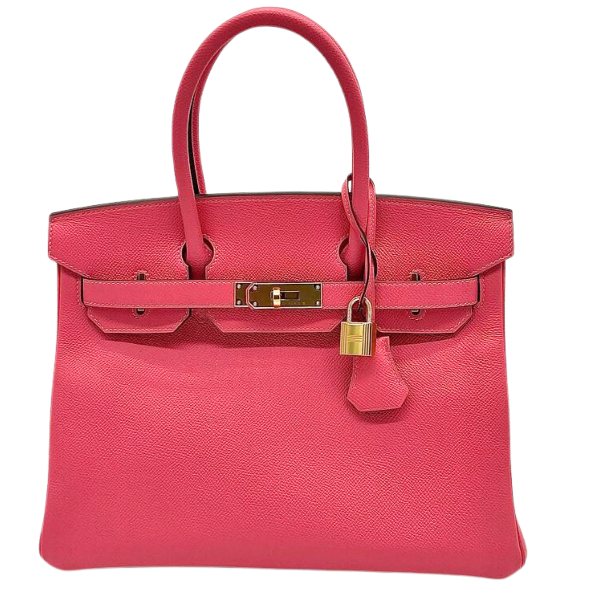 Hermes Birkin Togo Gold-tone 30 Pink Rose in Togo Leather with Gold-tone -  US