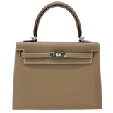 Kelly 25 Epsom Etoupe Palladium Hardware Kelly 25 Epsom Etoupe Palladium Hardware