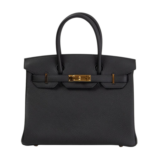 Birkin 30 Togo Noir Gold Hardware