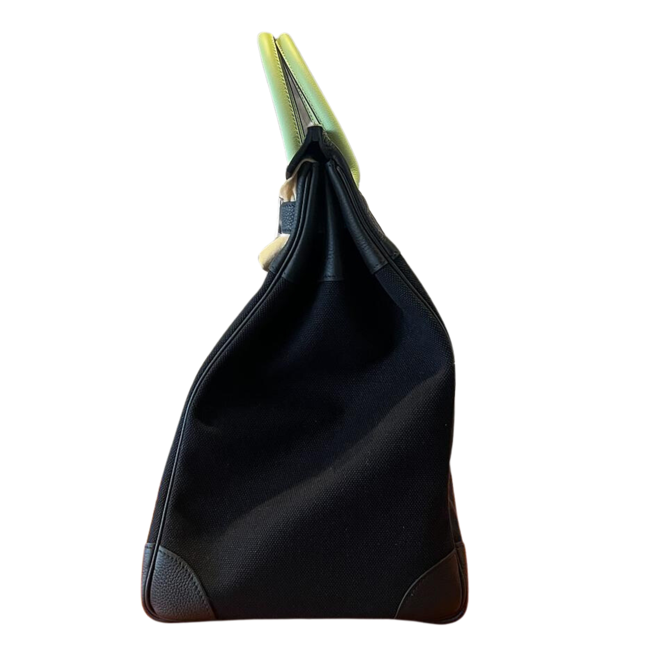 Birkin 40 Haut a courroies Multi bag noir/absinthe/hydra Palladium Hardware