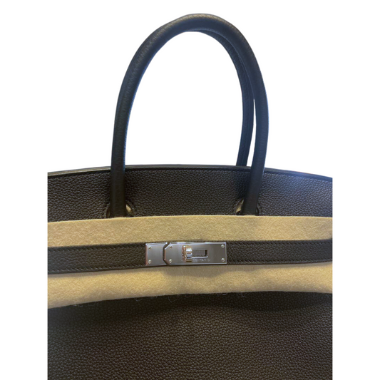 Birkin 30 Togo Noir Palladium Hardware